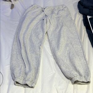 Gray hollister sweatpants
